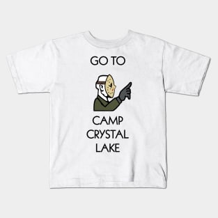 Go to Camp Krystal Lake Kids T-Shirt